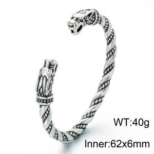 Stainless Steel Bangle - KB214352-LU