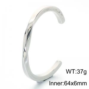 Stainless Steel Bangle - KB214353-LU