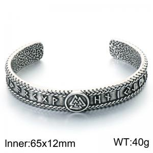 Stainless Steel Bangle - KB214363-LU