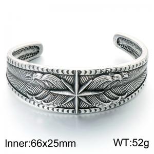 Stainless Steel Bangle - KB214369-LU