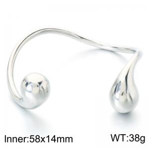 Stainless Steel Bangle - KB214379-LU