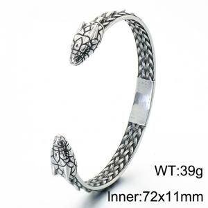 Stainless Steel Bangle - KB214387-LU
