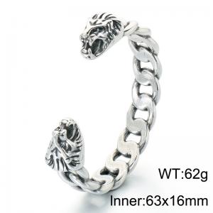 Stainless Steel Bangle - KB214392-LU