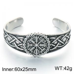 Stainless Steel Bangle - KB214394-LU