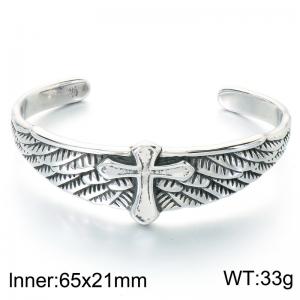 Stainless Steel Bangle - KB214395-LU