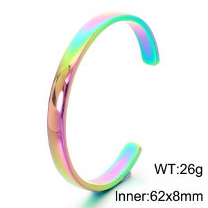 Stainless Steel Bangle - KB214397-LU