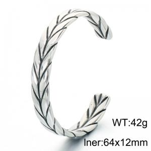 Stainless Steel Bangle - KB214398-LU