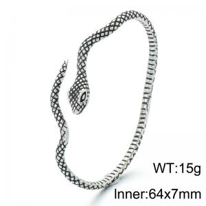 Stainless Steel Bangle - KB214400-LU