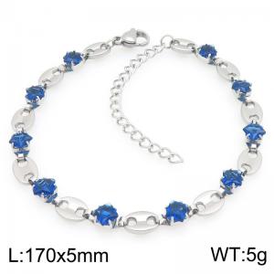Stainless Steel Crystal Bracelet - KB214890-Z