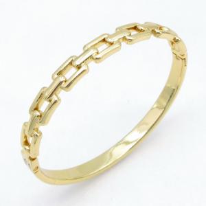 Stainless Steel Gold-plating Bangle - KB215039-JG