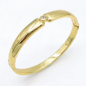 Stainless Steel Gold-plating Bangle - KB215041-JG