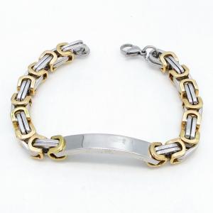 Stainless Steel Gold-plating Bracelet - KB215056-JG