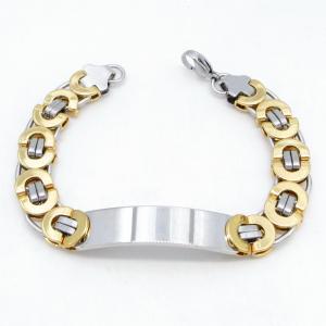 Stainless Steel Gold-plating Bracelet - KB215059-JG