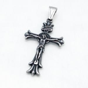 Stainless Steel Cross Pendant - KB215062-JG