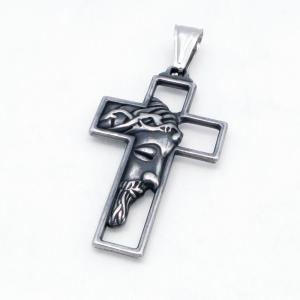 Stainless Steel Cross Pendant - KB215067-JG