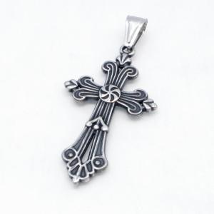 Stainless Steel Cross Pendant - KB215068-JG