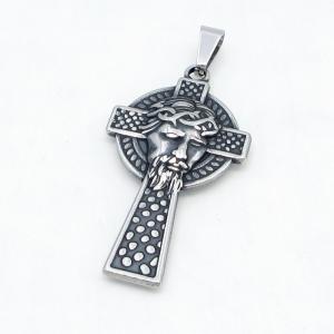 Stainless Steel Cross Pendant - KB215069-JG