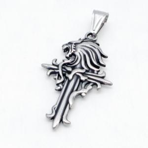 Stainless Steel Cross Pendant - KB215074-JG