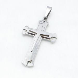 Stainless Steel Cross Pendant - KB215085-JG