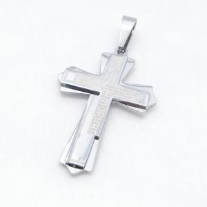 Stainless Steel Cross Pendant - KB215088-JG