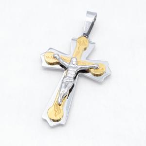Stainless Steel Cross Pendant - KB215096-JG