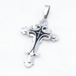 Stainless Steel Cross Pendant - KB215099-JG