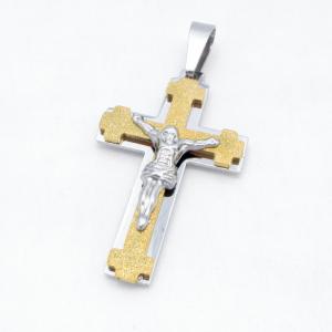 Stainless Steel Cross Pendant - KB215104-JG