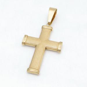 Stainless Steel Cross Pendant - KB215110-JG