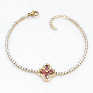 Stainless Steel Stone Bracelet - KB215130-KD