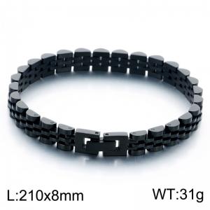 Men's Jewelry Stainless Steel Watch Band Bracelet - KB215166-KL