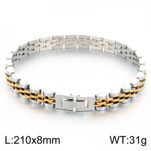 Men's Jewelry Stainless Steel Watch Band Bracelet - KB215167-KL
