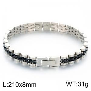 Men's Jewelry Stainless Steel Watch Band Bracelet - KB215168-KL