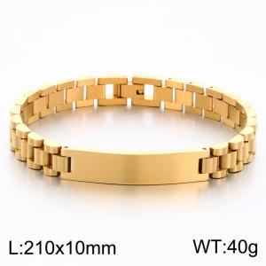 Men's Jewelry Stainless Steel Watch Band Bracelet - KB215182-KL