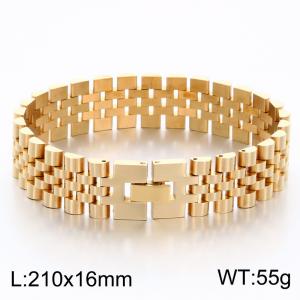 Men's Jewelry Stainless Steel Watch Band Bracelet - KB215188-KL