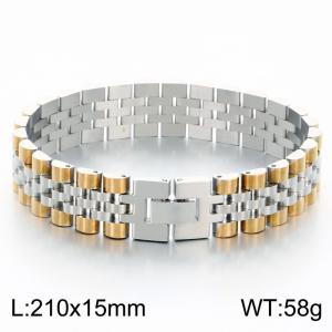 Men's Jewelry Stainless Steel Watch Band Bracelet - KB215190-KL