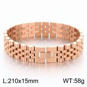 Men's Jewelry Stainless Steel Watch Band Bracelet - KB215192-KL