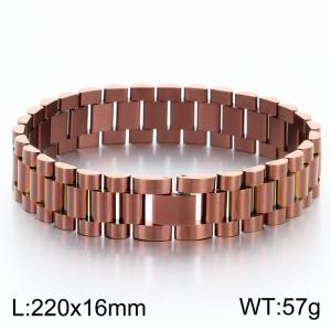 Men's Jewelry Stainless Steel Watch Band Bracelet - KB215196-KL