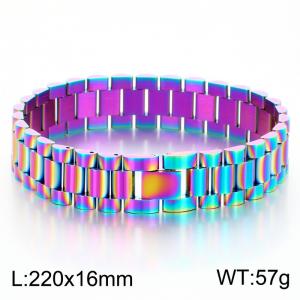 Men's Jewelry Stainless Steel Watch Band Bracelet - KB215198-KL