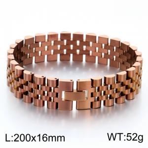 Men's Jewelry Stainless Steel Watch Band Bracelet - KB215201-KL
