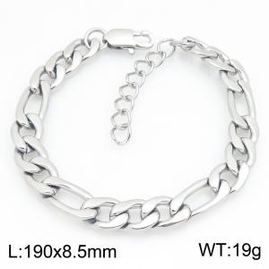 Fashionable jewelry stainless steel NK chain bracelet suitable for daily wear - KB215219-KGM