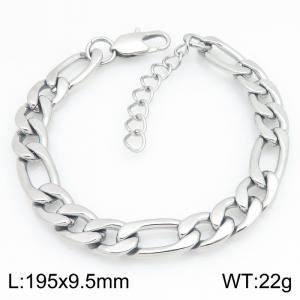 Fashionable jewelry stainless steel NK chain bracelet suitable for daily wear - KB215221-KGM