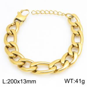 Fashionable jewelry stainless steel NK chain bracelet suitable for daily wear - KB215224-KGM