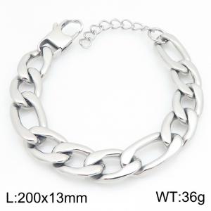 Fashionable jewelry stainless steel NK chain bracelet suitable for daily wear - KB215225-KGM