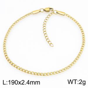 Fashionable jewelry stainless steel NK chain bracelet suitable for daily wear - KB215228-ZJZL