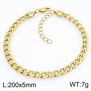 Fashionable jewelry stainless steel NK chain bracelet suitable for daily wear - KB215238-ZJZL