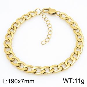 Fashionable jewelry stainless steel NK chain bracelet suitable for daily wear - KB215242-ZJZL