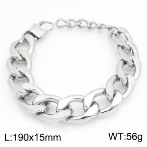 Fashionable jewelry stainless steel NK chain bracelet suitable for daily wear - KB215253-ZJZL