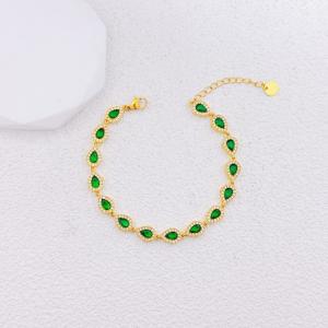 Stainless Steel Stone Bracelet - KB215926-SXSJ