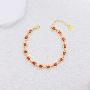 Stainless Steel Stone Bracelet - KB215929-SXSJ