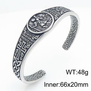 Stainless Steel Bangle - KB216098-LU